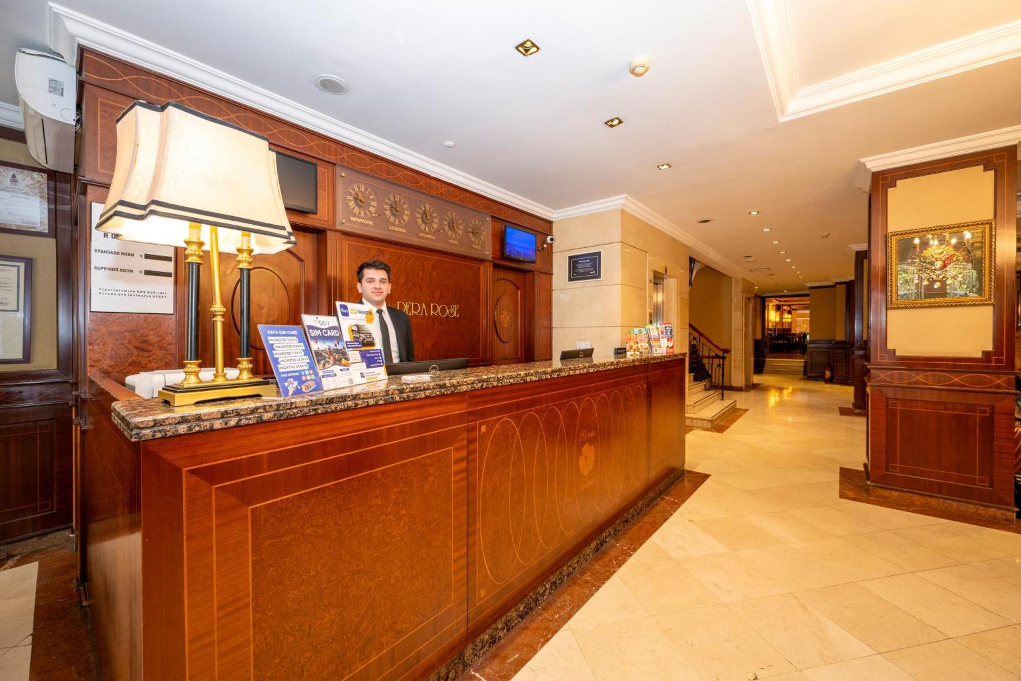 Pera Rose Hotel & Spa Istanbul Exterior foto